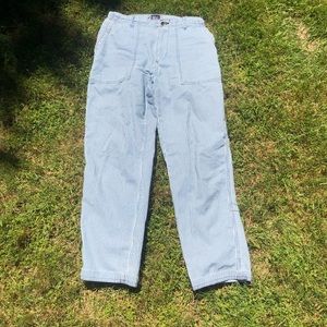 Urban Outfitters Men’s Blue & White Striped Trousers